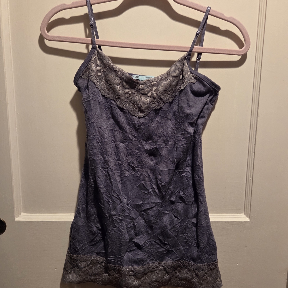 Maurices Lace Trim Lavender Cami Top